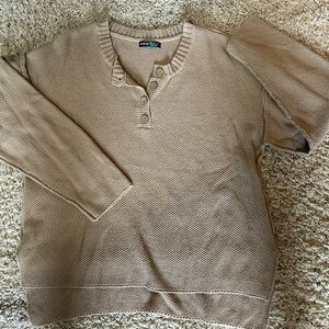 SHEIN tan XL sweater